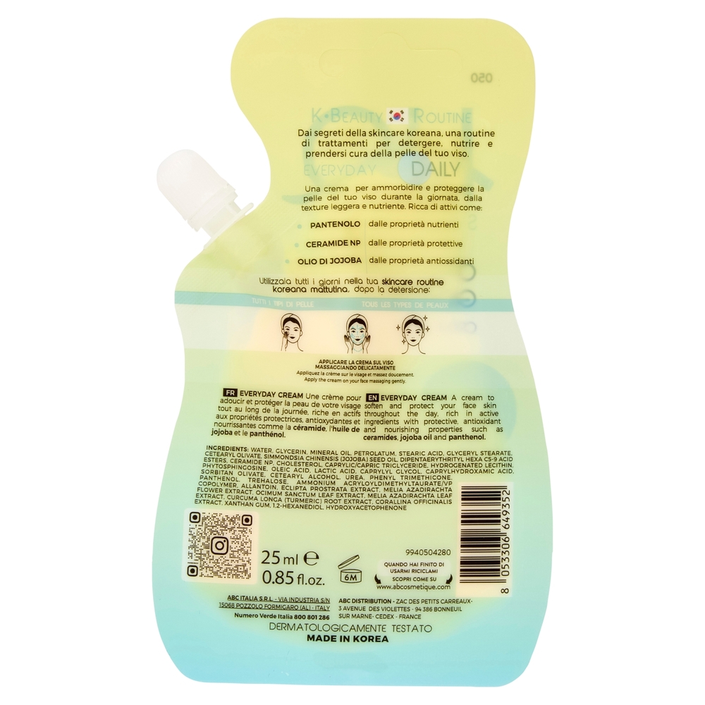 HQ Skin Care Crema Viso Giorno Everyday Daily Creramide NP / Jojoba 25 ml